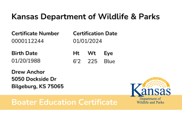 Kansas Boater Card
