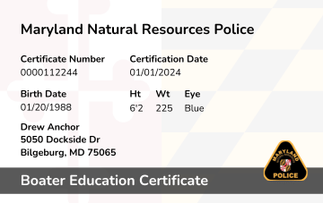 Maryland Boater Card